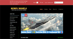 Desktop Screenshot of hobbymodels.com